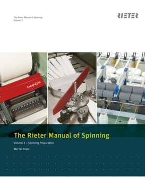 cover image of Rieter Manual of Spinning--Volume 3
